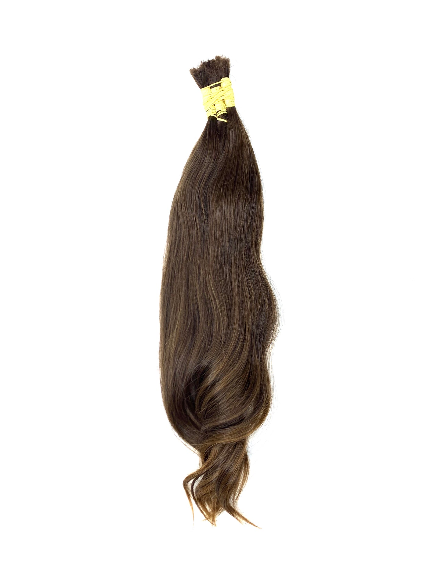 CABELO HUMANO BRASILEIRO DO SUL CASTANHO CLARO 45 CM 70 GRAMAS - Luxury Extensions Brasil