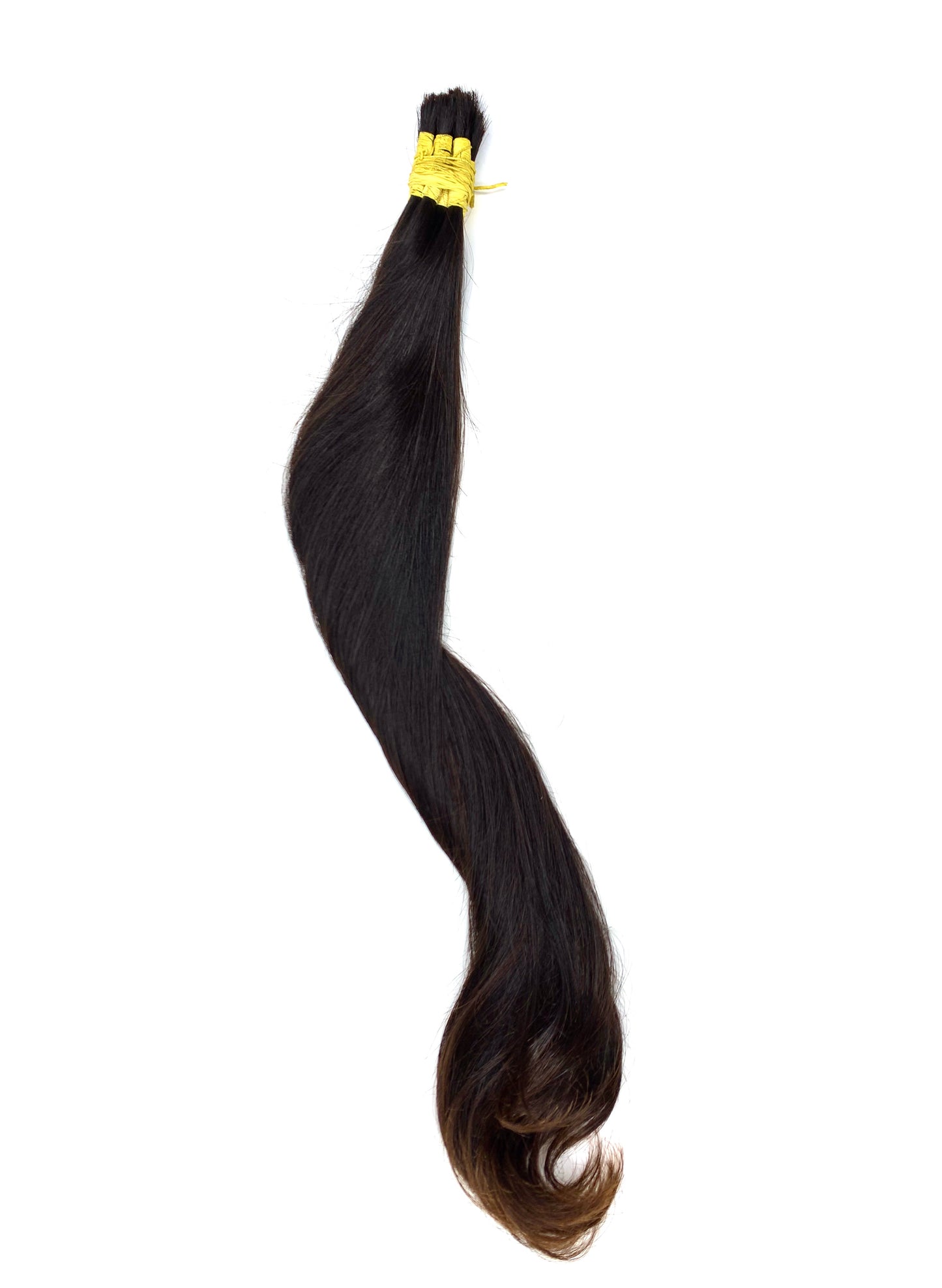 CABELO HUMANO BRASILEIRO DO SUL CASTANHO ESCURO 40 CM 80 GRAMAS - Luxury Extensions Brasil