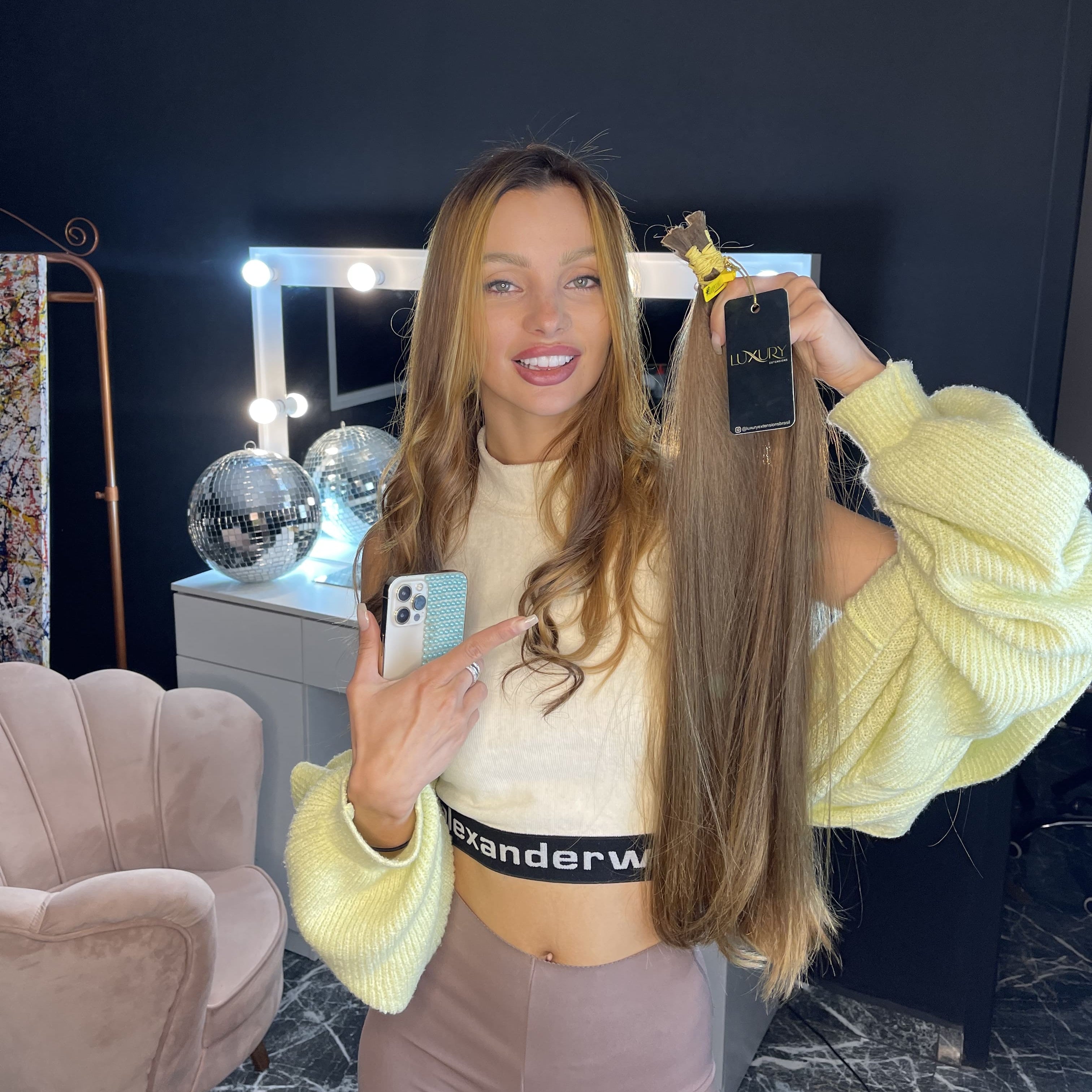 Cabelos do Sul brasileiros para Mega Hair