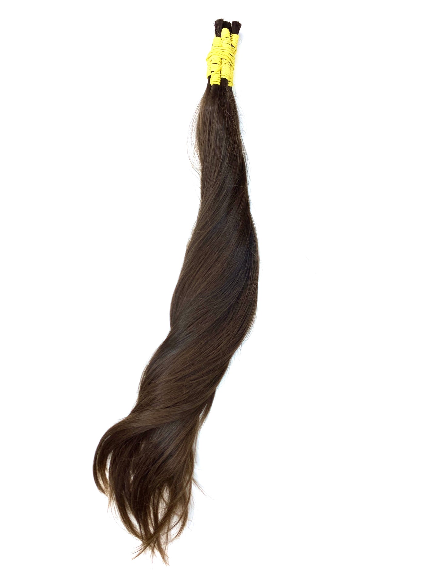 CABELO HUMANO BRASILEIRO DO SUL CASTANHO CLARO 50 CM 84 GRAMAS - Luxury Extensions Brasil