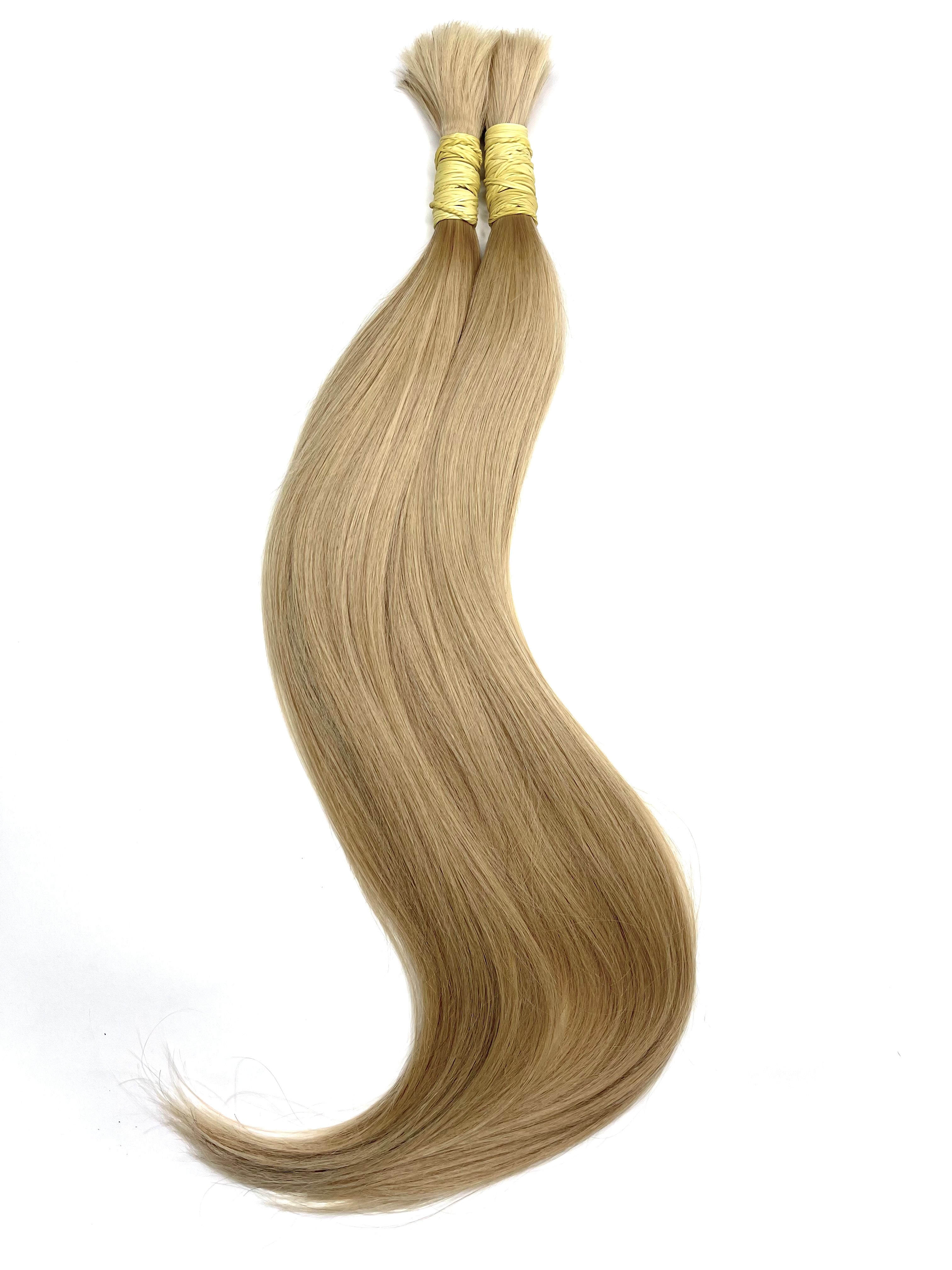 APLIQUE DE CABELO BRASILEIRO DO SUL DESCOLORIDO 60/65 CM 100 GRAMAS - Luxury Extensions Brasil